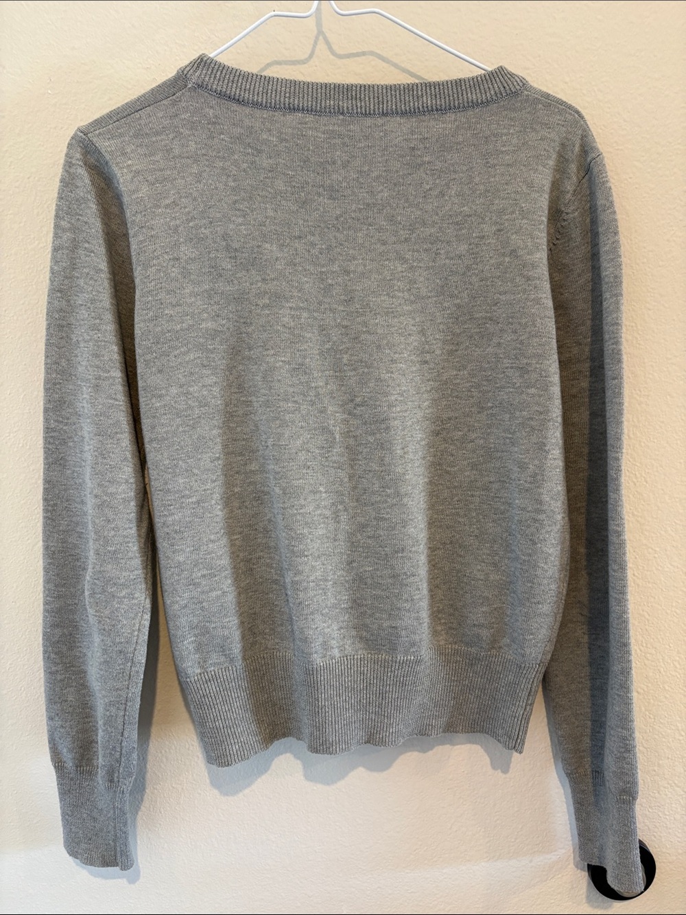 Le Lis Gray Long Sleeve Cotton Blend Tee With Embroidery 'GOLF' in white ⛳️ - Picture 5 of 7